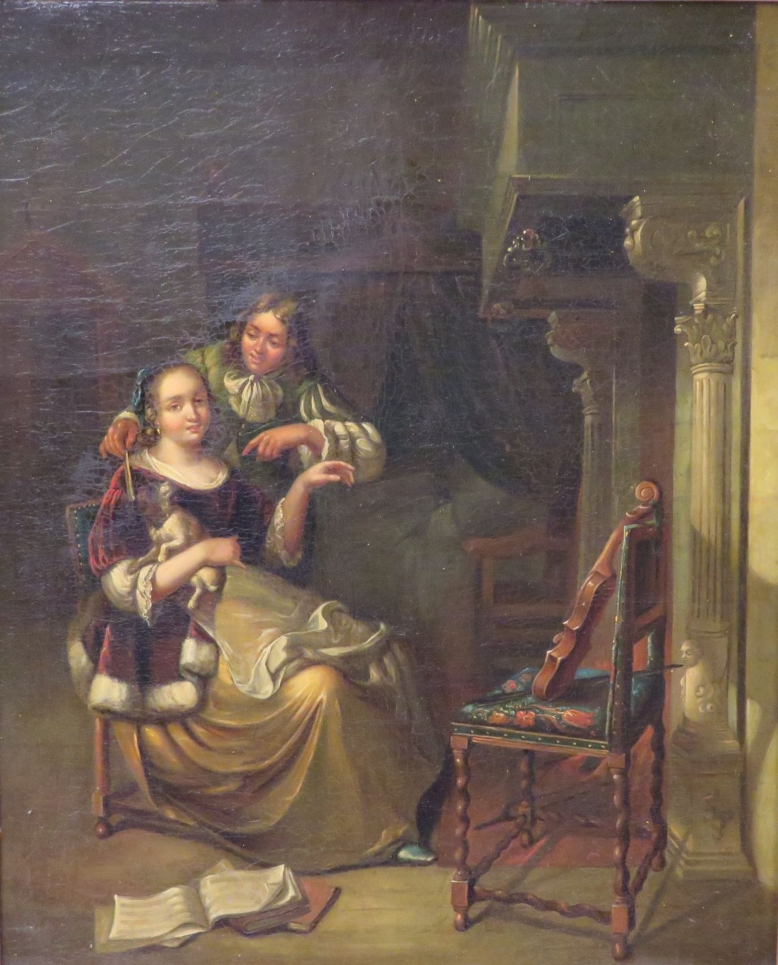 Unbekannt in der Art Gerard ter Borchs/Terborchs (1617 - 1681, Zwolle - Deventer), 19. Jahrhundert,