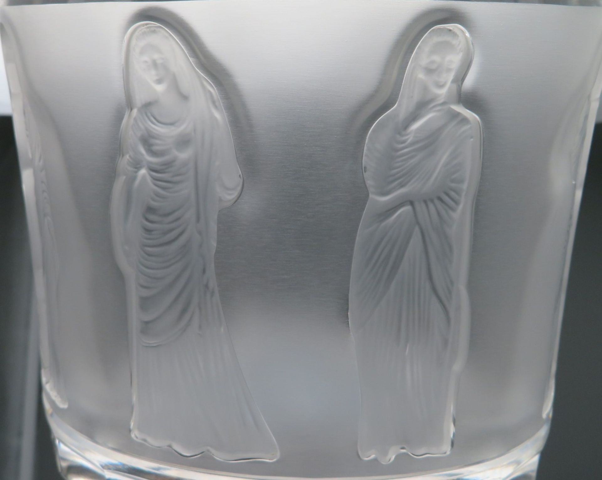 7 teiliges Whisky Set "Antique Women", René Lalique, Wingen-sur-Moder, bestehend aus Karaffe sowie  - Bild 2 aus 4