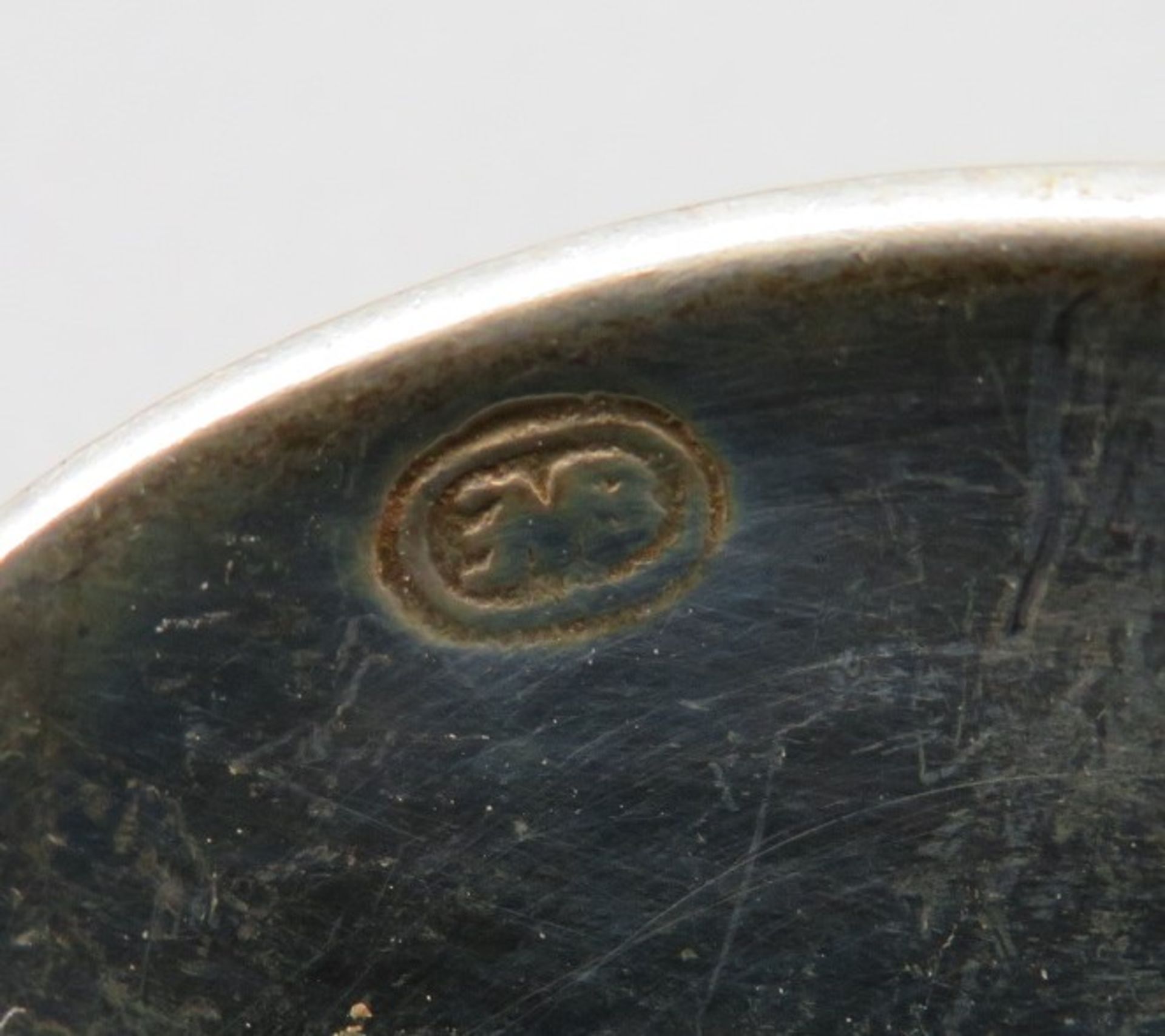 12 Teelöffel, Niederlande, Stiele endend in Aposteldarstellungen, Silber 835/000, punziert, 141 g,  - Bild 3 aus 3