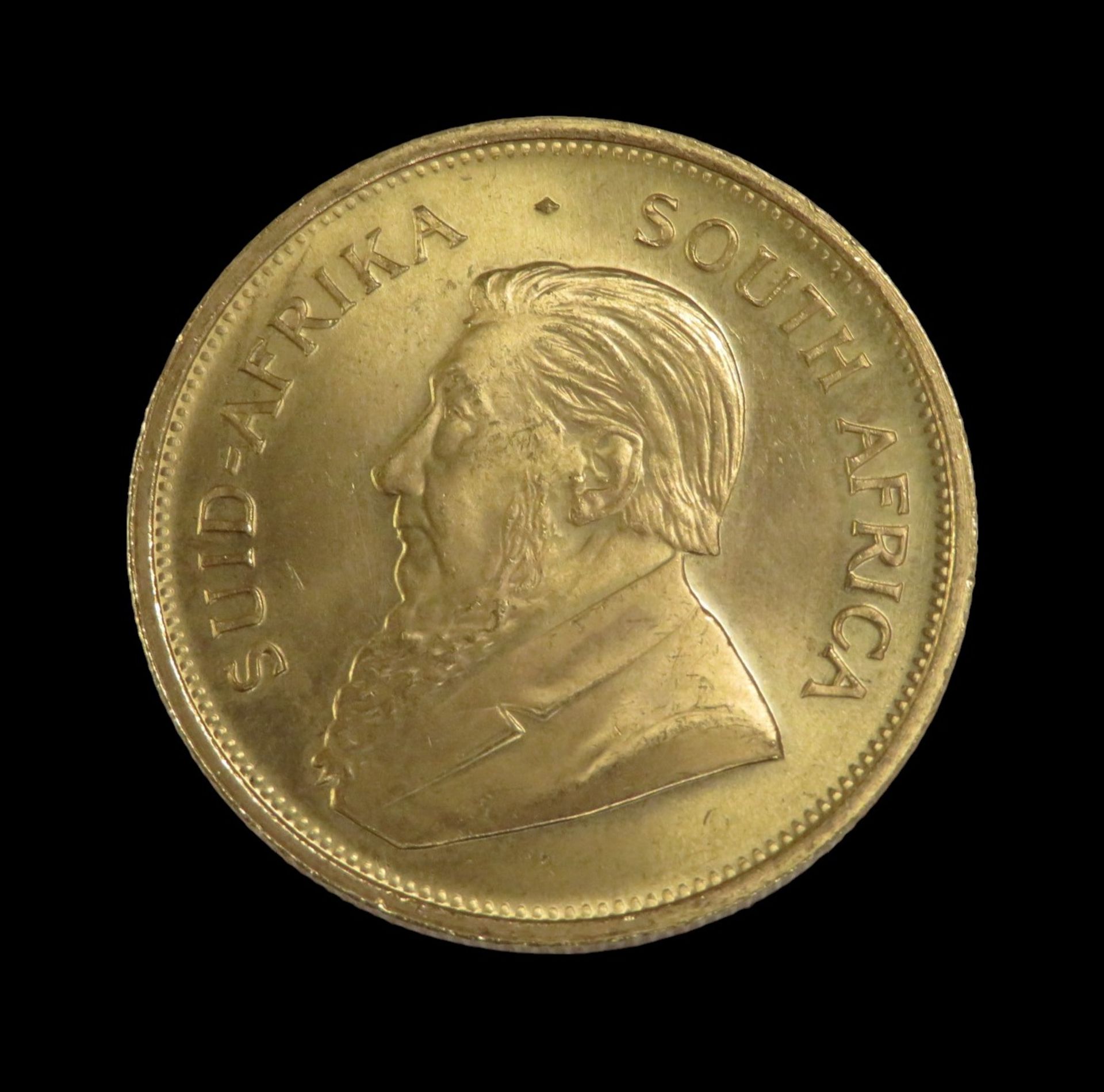 Goldmünze, Krügerrand, Südafrika, 1971, 1 OZ, Gold 916,66/000, 33,9 g, d 3,27 cm. - Image 2 of 2