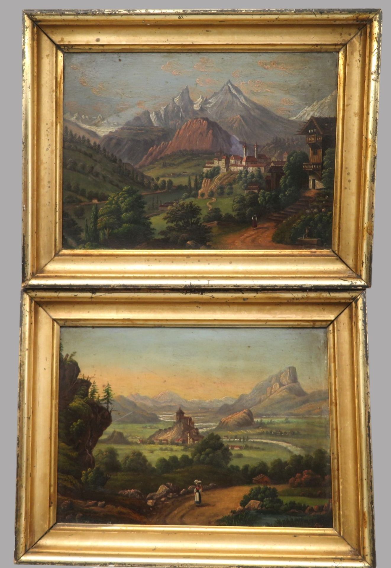 Funk, Heinrich, 1807 - 1877, Herford - Stuttgart, deutscher Landschaftsmaler der Düsseldorfer Schul