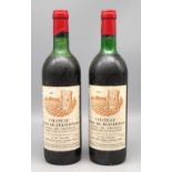 2 Flaschen Rotwein, Château Tour de Jeamdeman, 1978, Côtes de Fonsac, M. Roy-Trocard.