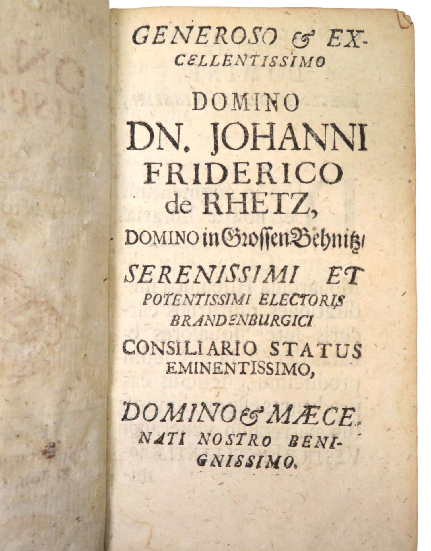 Bd., Campanella, Tommaso: De monarchia Hispanica. Editio tertia, aucta & emendata, ut præfatio ad - Image 2 of 3