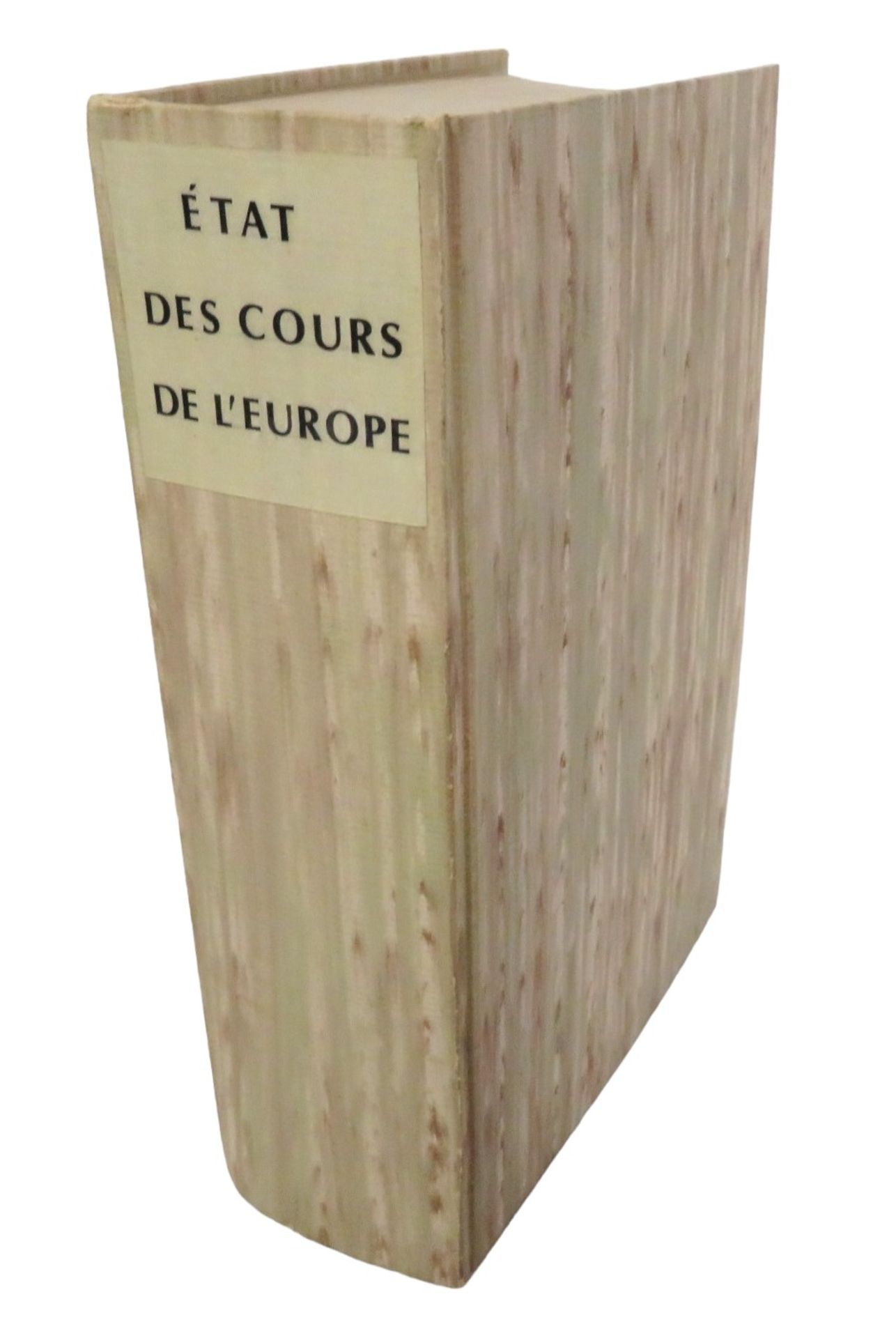 Bd., Roche-Tilhac, L'Abbé de la: Etat des Cours de l'Europe et des Provinces de France. Paris 1784 - Image 3 of 3