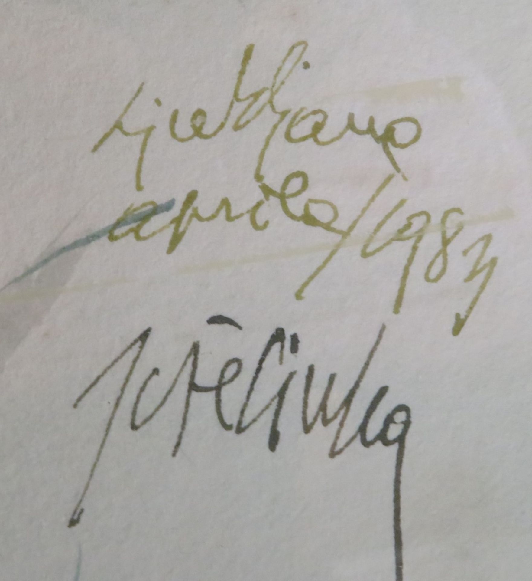Ciuha, Jože, 1924 - 2015, Trbovlje - Ljubljana, slowenischer Maler, Illustrator und Graphiker,  - Bild 3 aus 3