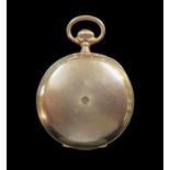 Taschenuhr, Saxonia, um 1900, Gehäuse und Innendeckel Gelbgold 585/000, punziert, 84,7 g, gem., Kro