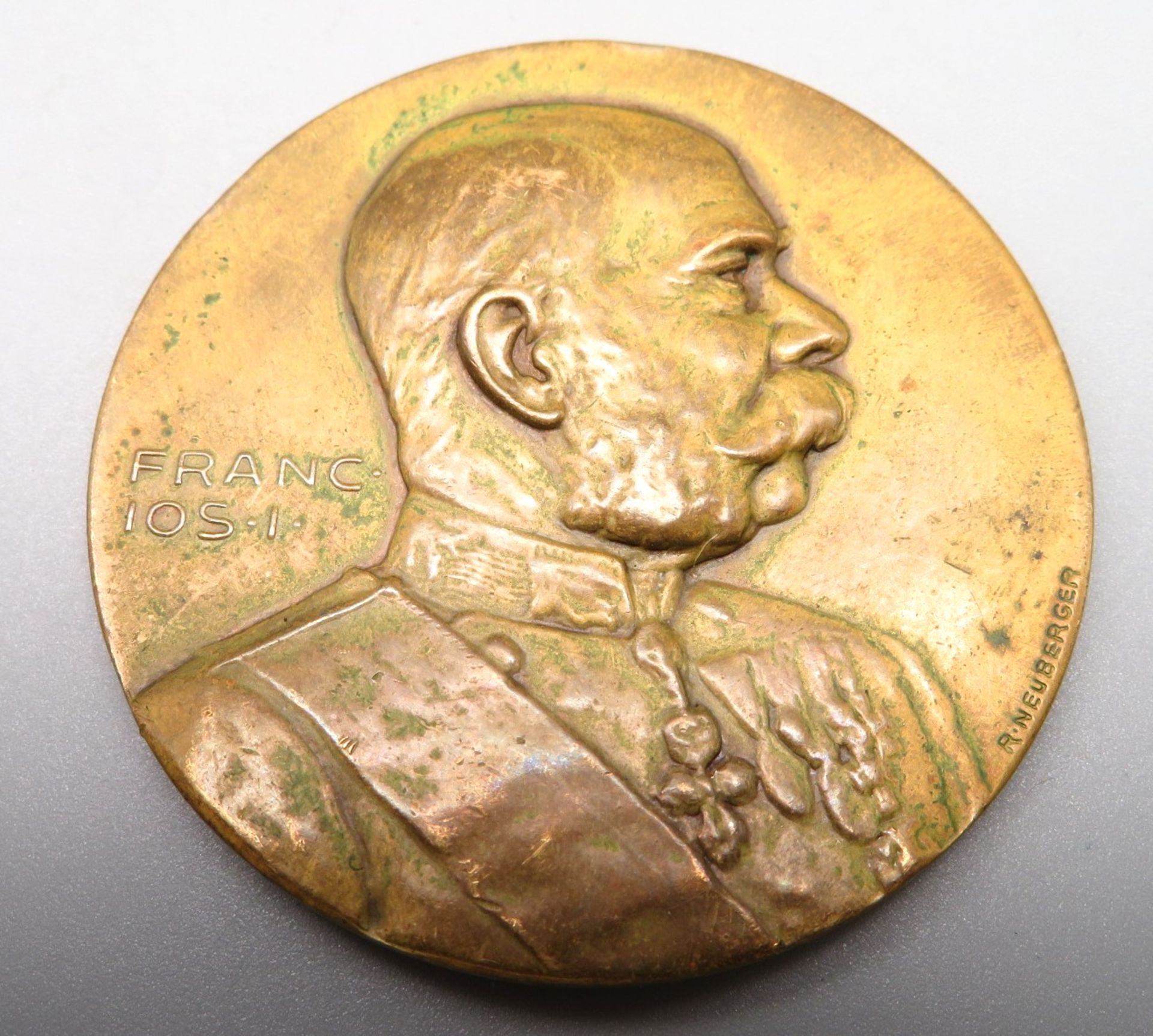 Neuberger, R./Hartig, Arnold (1878 - 1972), Medaille mit Porträt des Franz Joseph I. von Österreic