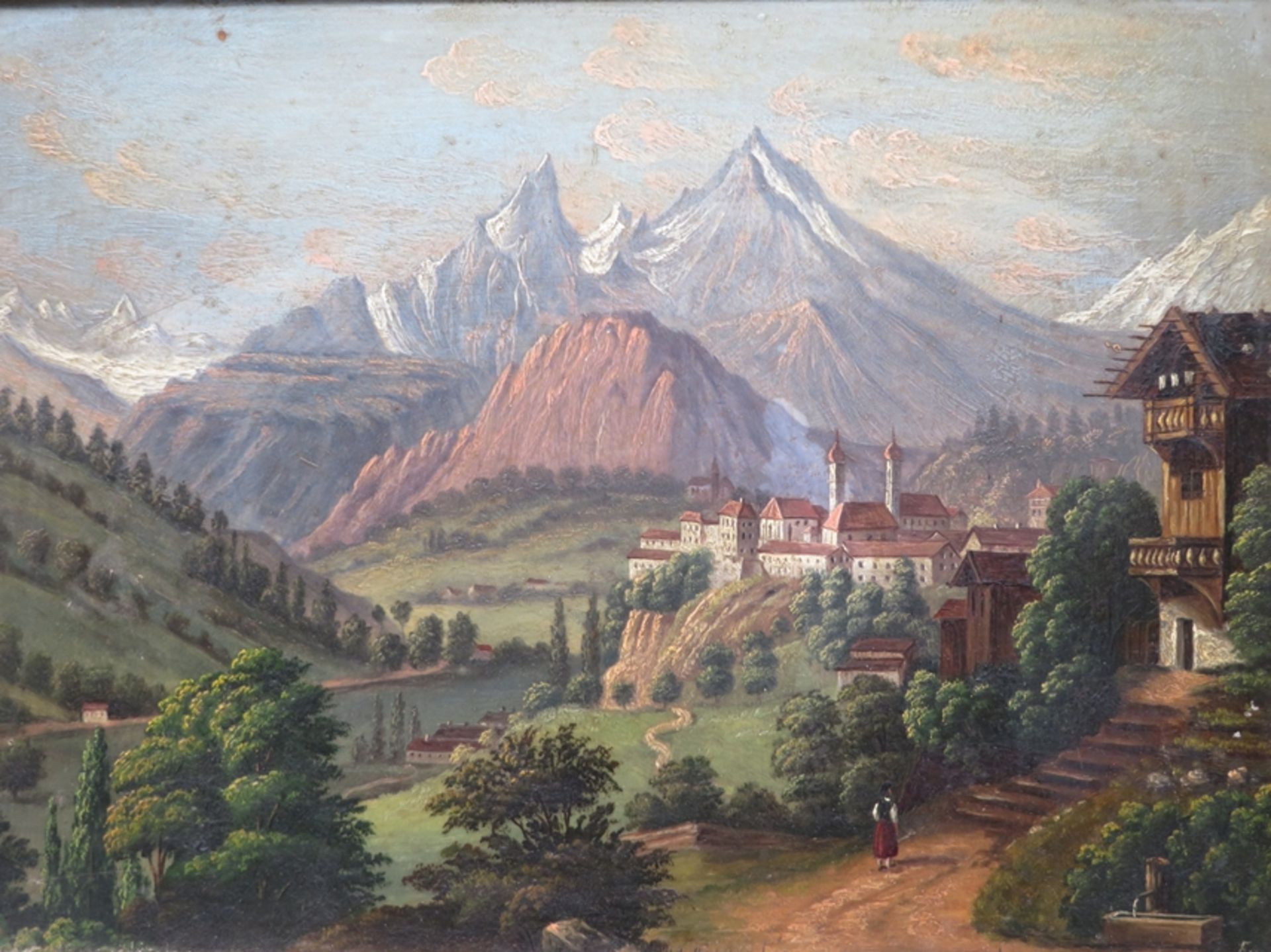 Funk, Heinrich, 1807 - 1877, Herford - Stuttgart, deutscher Landschaftsmaler der Düsseldorfer Schul - Bild 3 aus 4