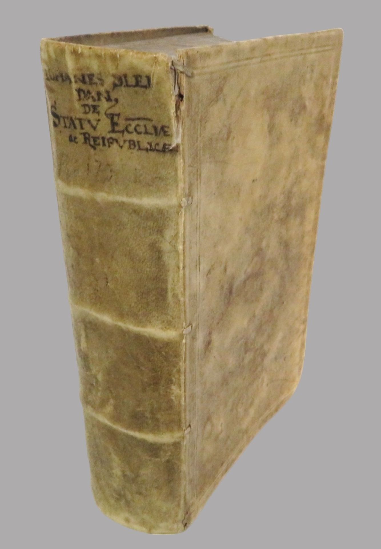 Bd., Sleidani, Ioannis: Commentatoriorvm De Statv Religionis Et Reipvblicae. Wohl 16. Jahrhundert, - Image 3 of 3