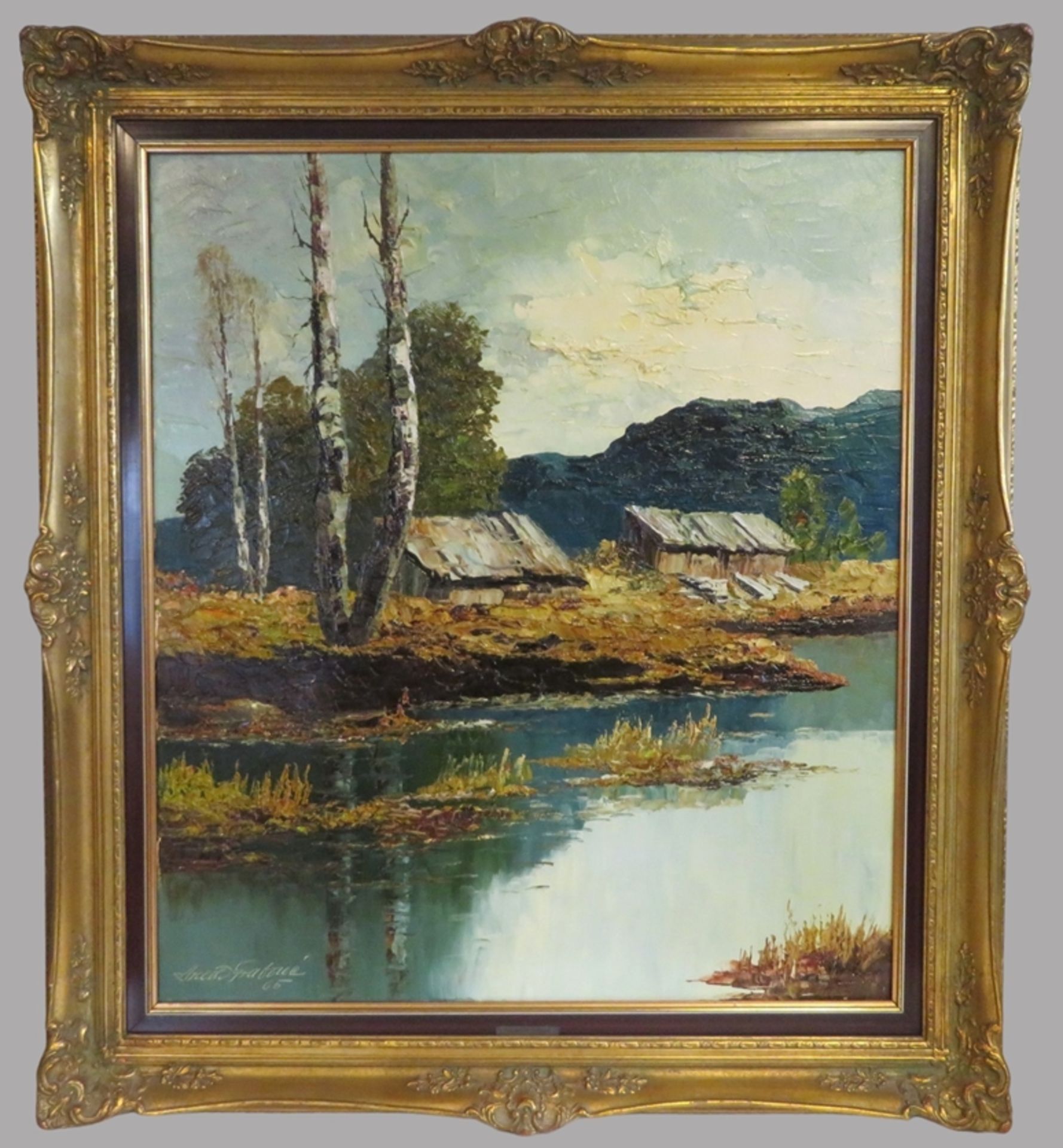 Arnold-Graboné, Georg, 1896 - 1982, München - Buchhof, Maler des deutschen Impressionismus, - Image 3 of 3