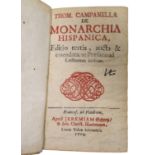 Bd., Campanella, Tommaso: De monarchia Hispanica. Editio tertia, aucta & emendata, ut præfatio ad