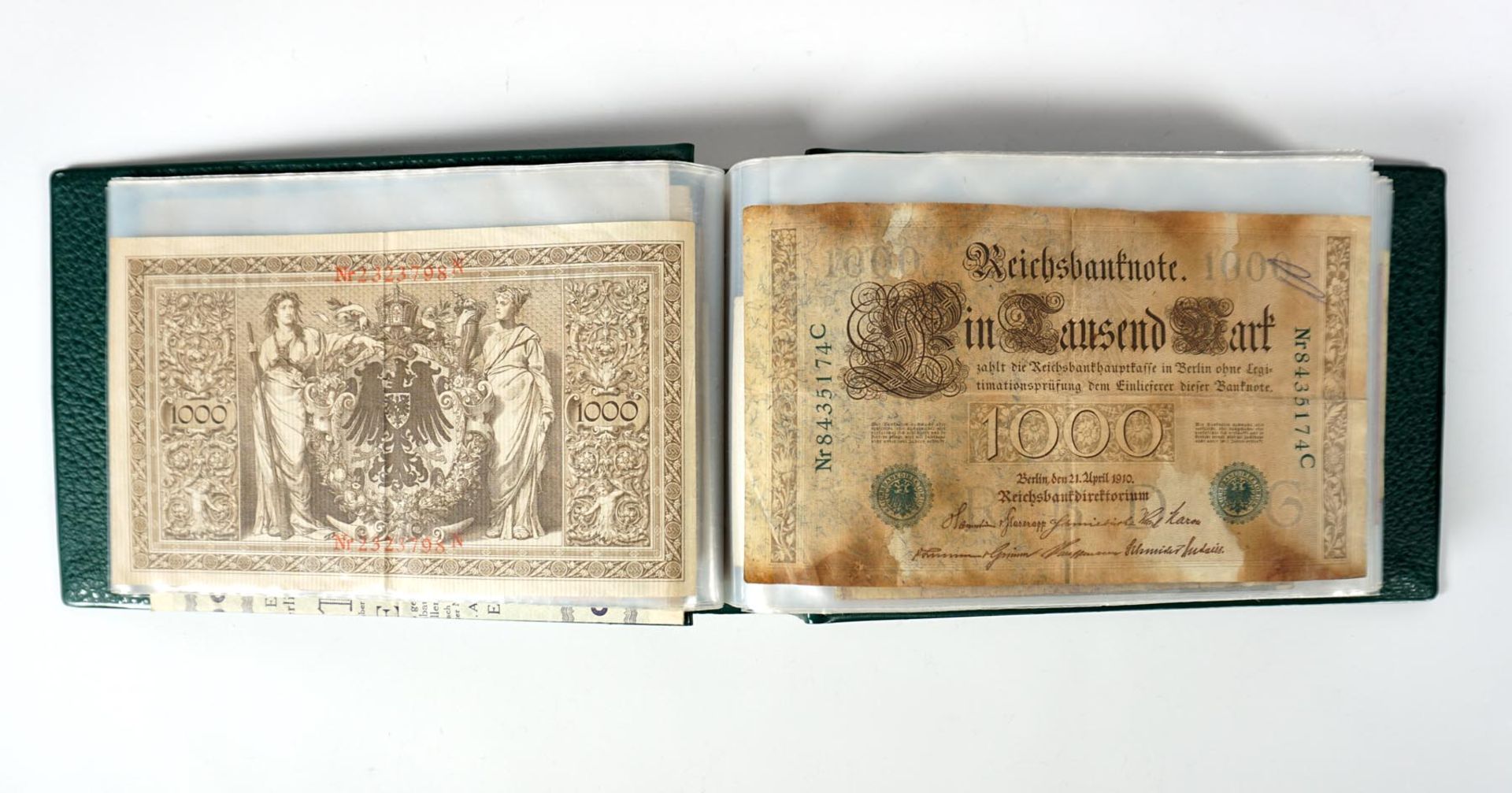 DEUTSCHES REICH, Reichsbanknoten und -kassenscheine, - Image 2 of 3