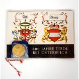 ÖSTERREICH, Medaille 1963: Tirol Doppeldukat 1642,