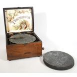 MUSIKDOSE/ LOCHPLATTEN-SPIELDOSE, um 1900,