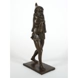 NICK, M., Franz. Bildhauer des 20. Jh., Bronze, patiniert,