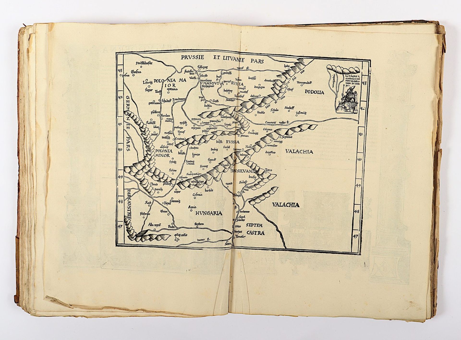 Atlas Ptolemaeus, 1535, mit Holzschnitten, besch. - Image 54 of 86