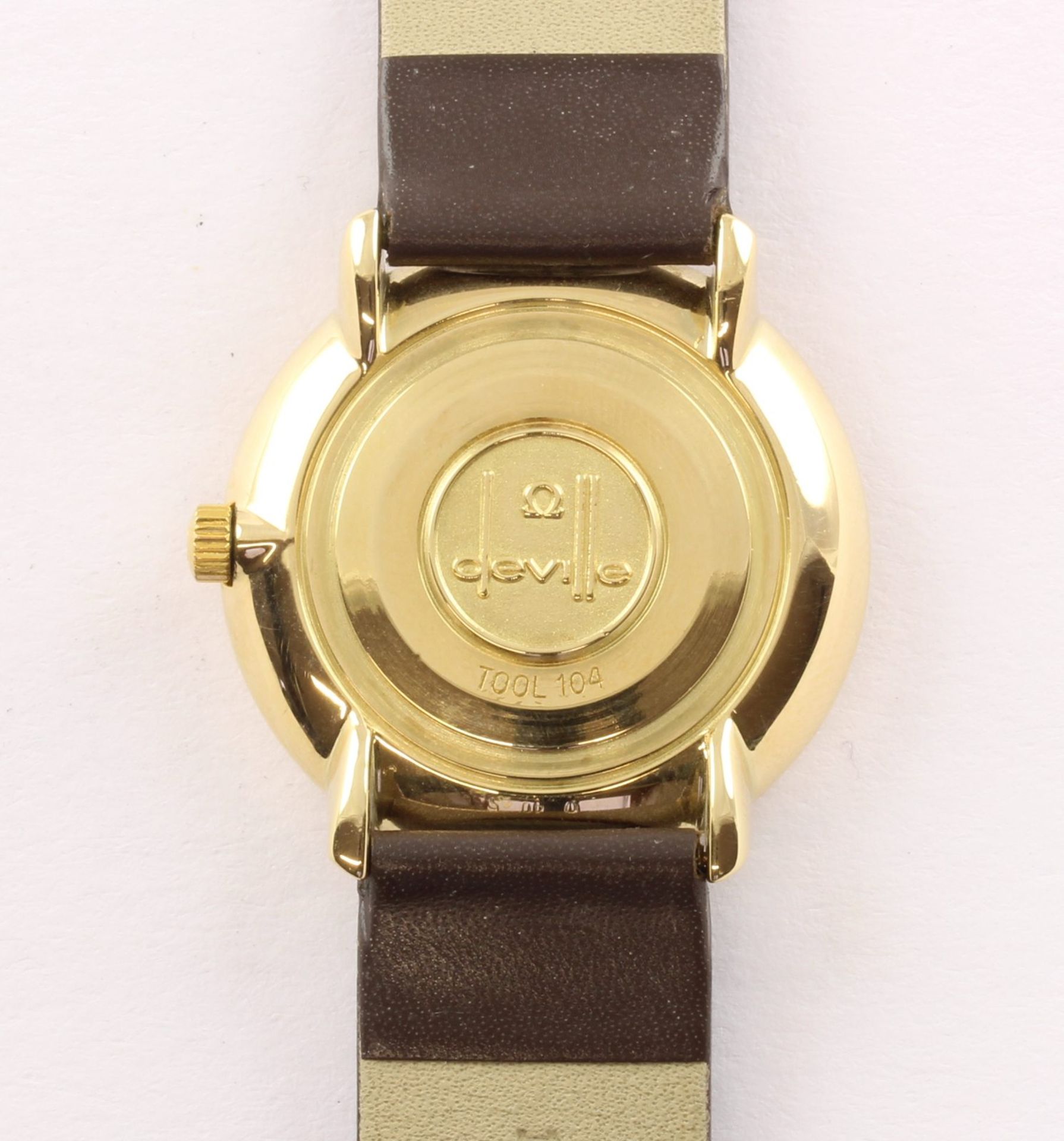 Armbanduhr, OMEGA, de Ville, Lederband - Image 2 of 3