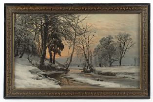 Andersen-Lundby, Anders (1840-1923), "Winterlandschaft", R.
