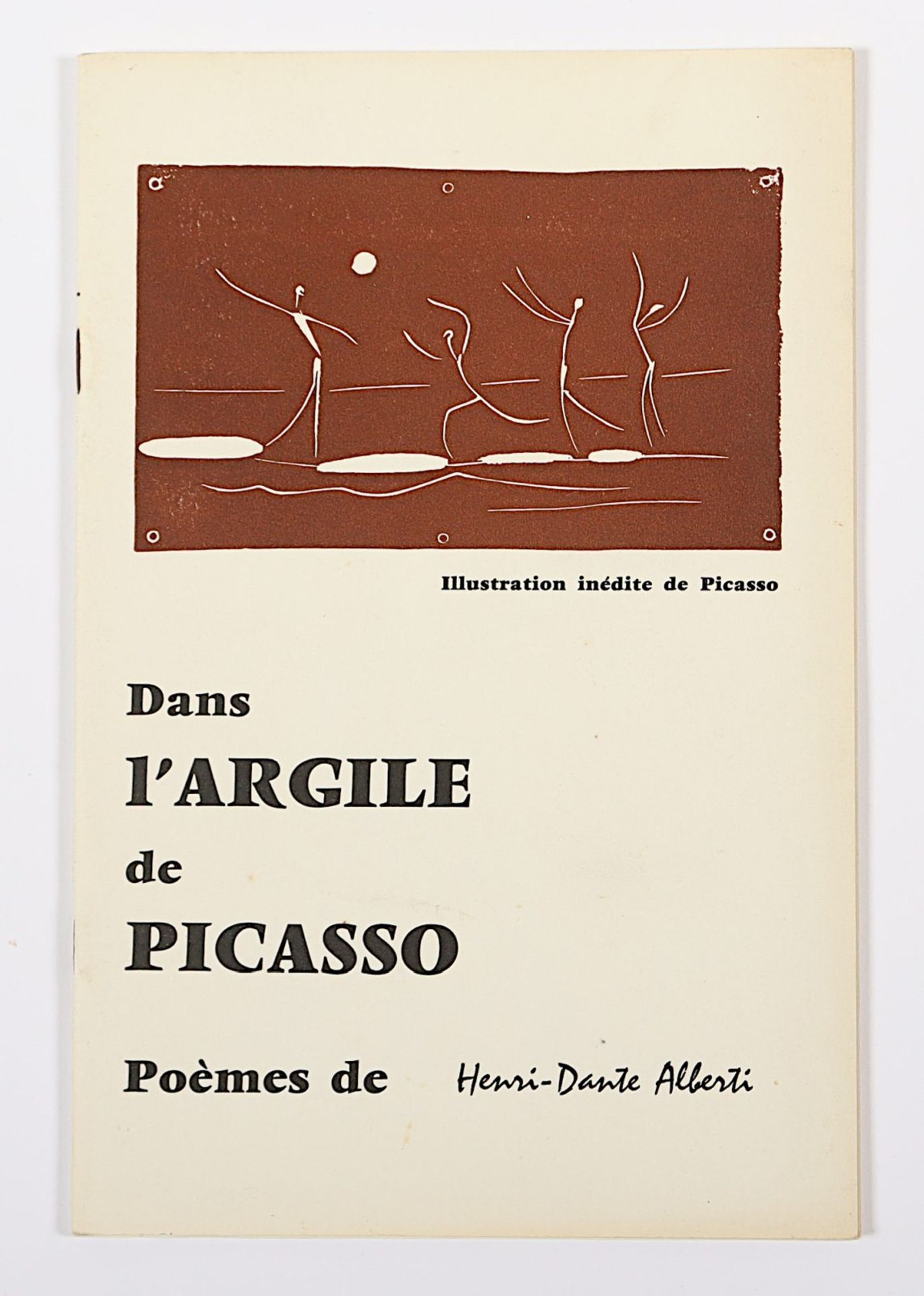 Picasso, Pablo, Heft "Dans l'argile de Picasso" 