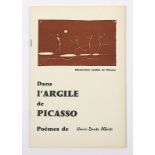 Picasso, Pablo, Heft "Dans l'argile de Picasso" 