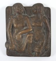 Kluth, Karl, Bronzerelief