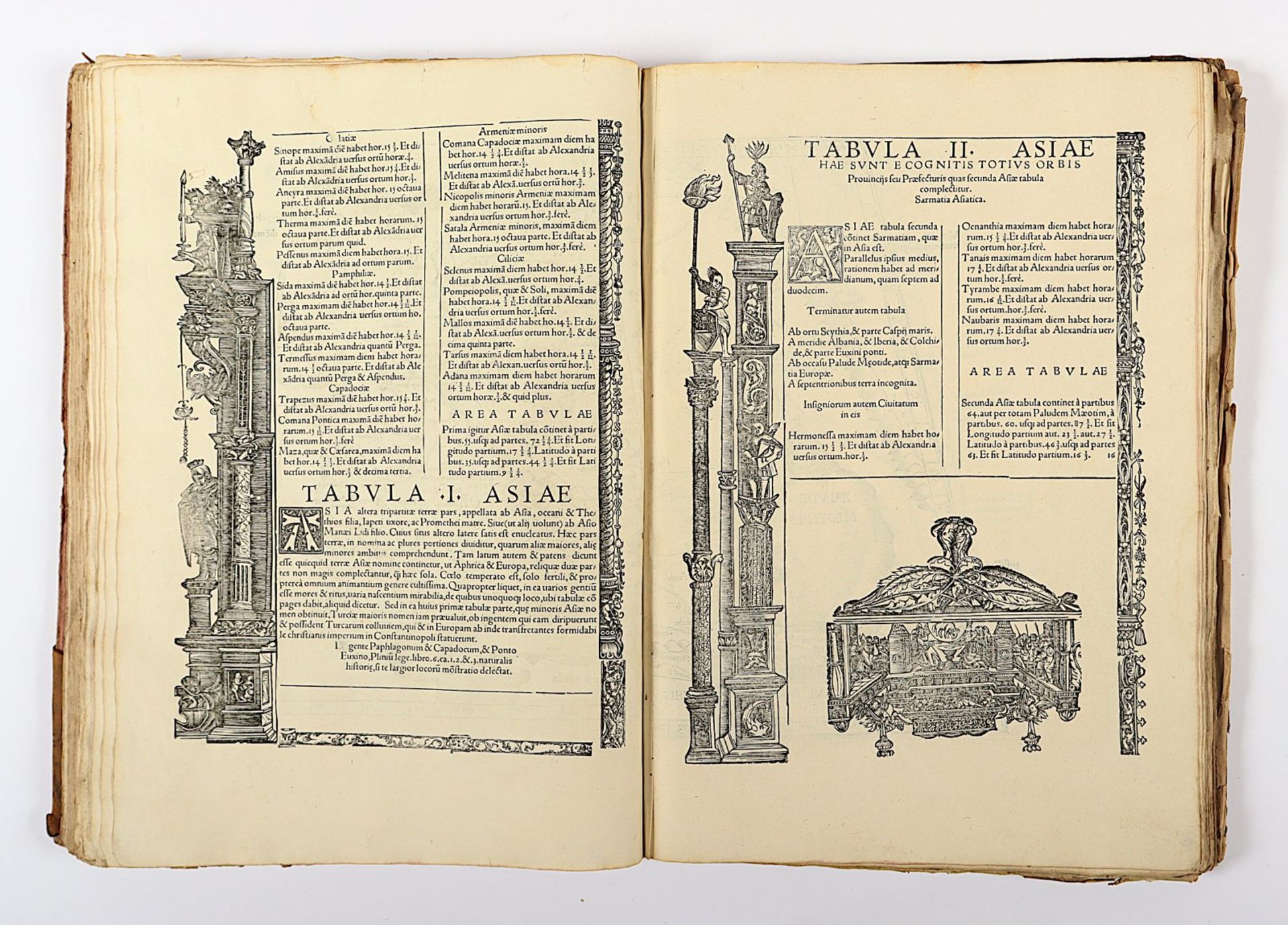 Atlas Ptolemaeus, 1535, mit Holzschnitten, besch. - Image 29 of 86