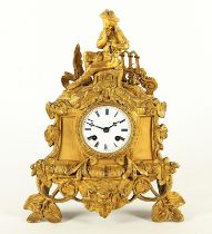 Figurenpendule, Régule, Frankreich, um 1860