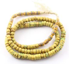 Kette, Handelsperlen, trade beads, 18./19.Jh.