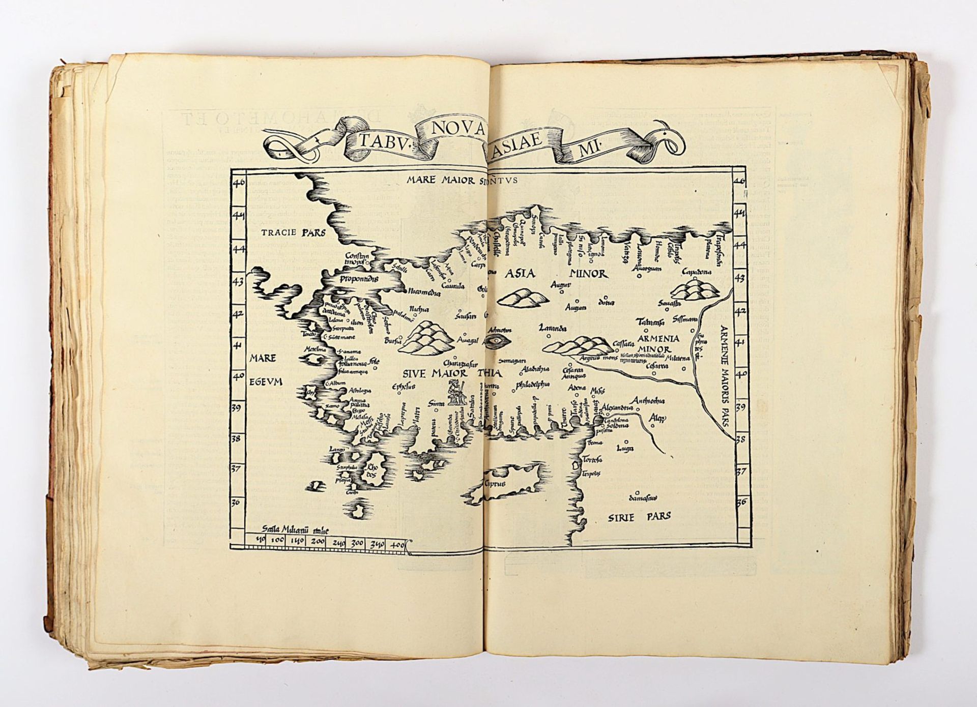 Atlas Ptolemaeus, 1535, mit Holzschnitten, besch. - Image 66 of 86