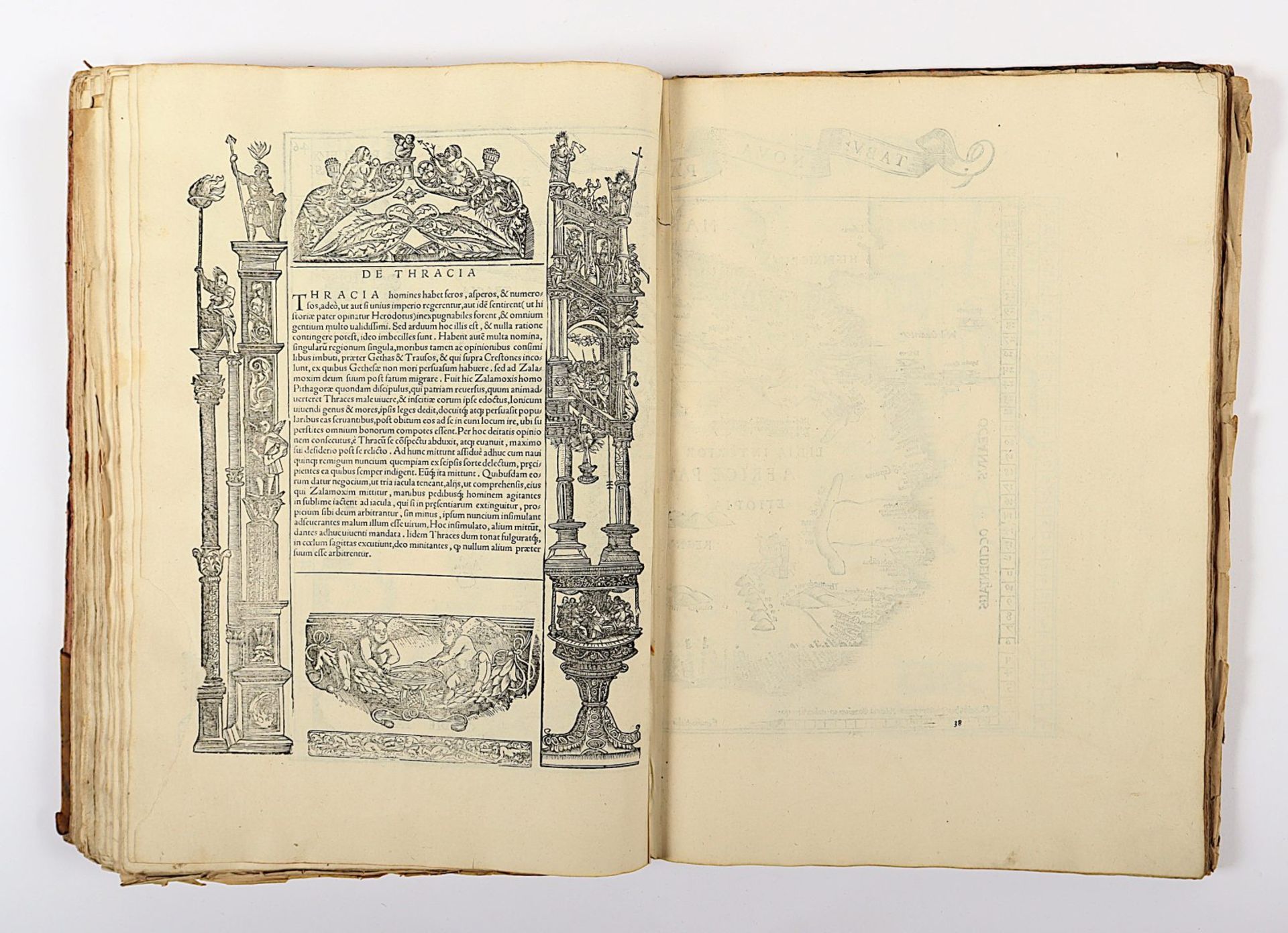 Atlas Ptolemaeus, 1535, mit Holzschnitten, besch. - Image 63 of 86