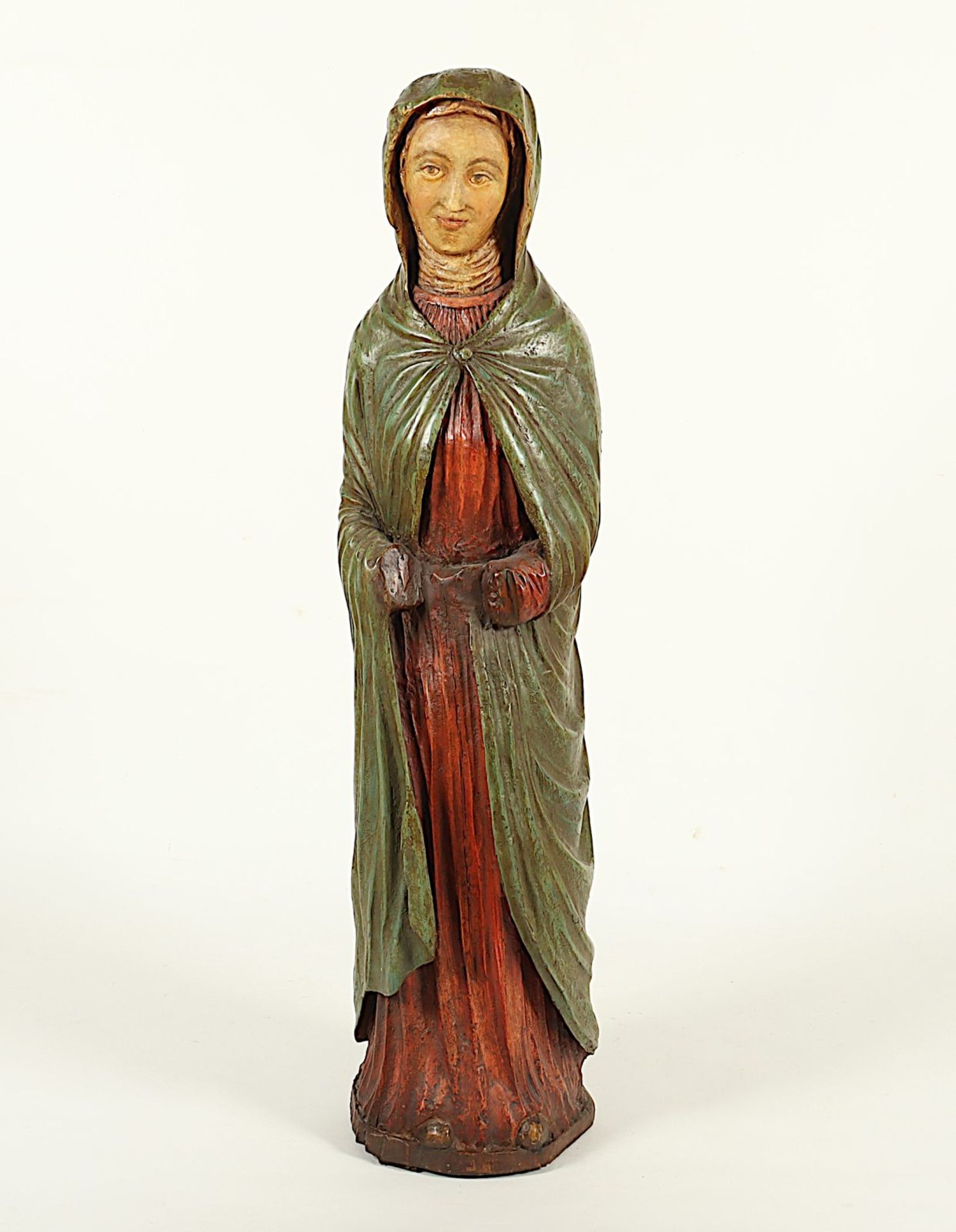 Heiligenfigur, Holz, 19./20.jh.