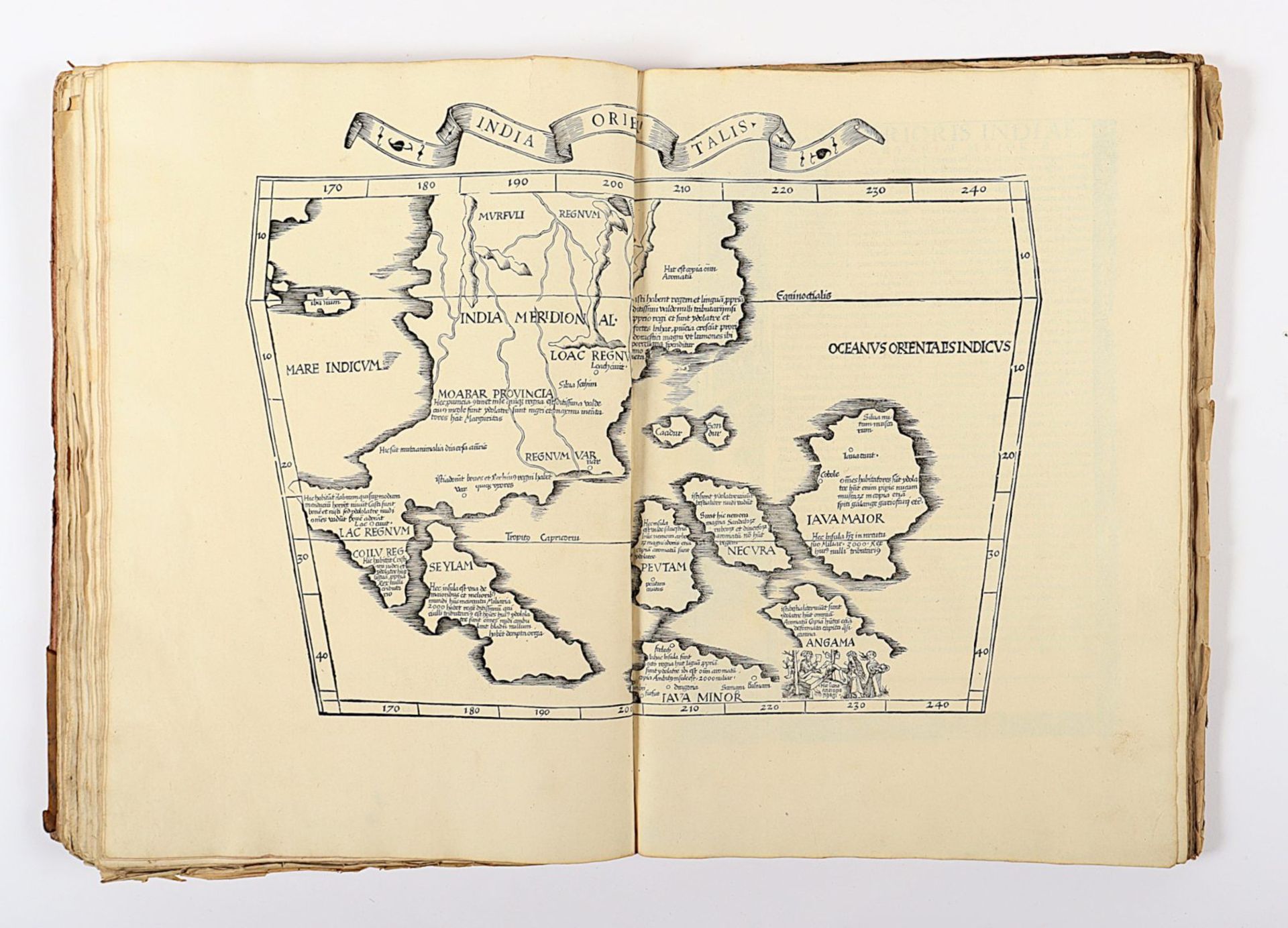 Atlas Ptolemaeus, 1535, mit Holzschnitten, besch. - Image 70 of 86