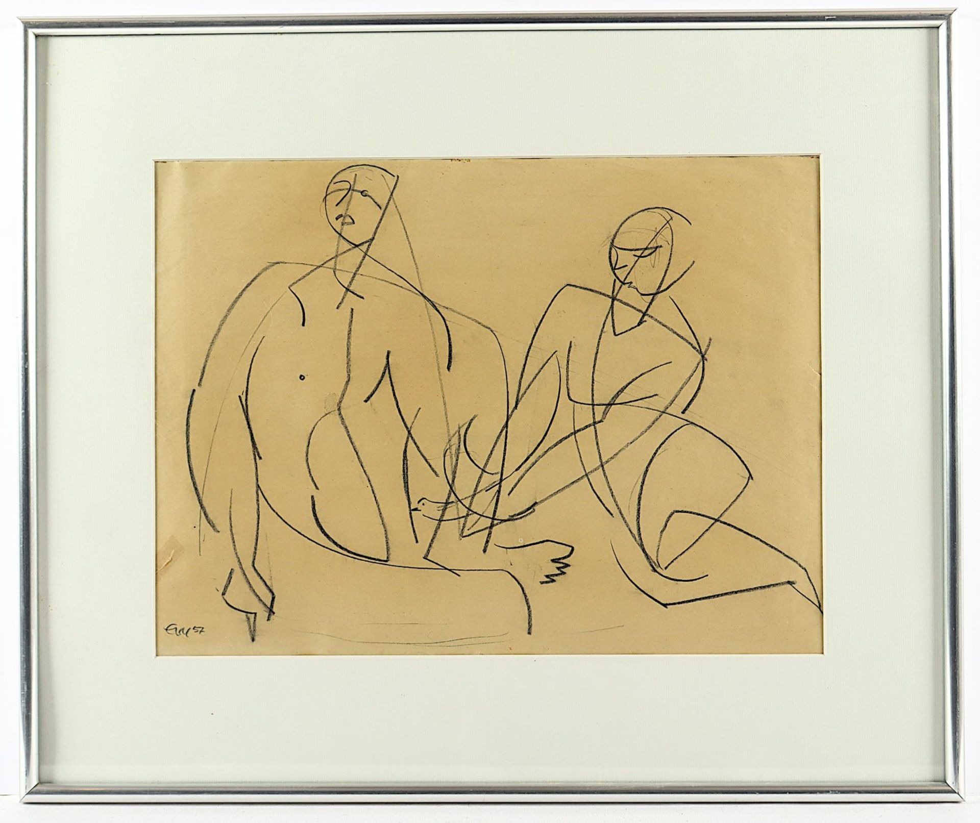 Wille, Ernst, "Paar" Figuren, R. - Image 2 of 2