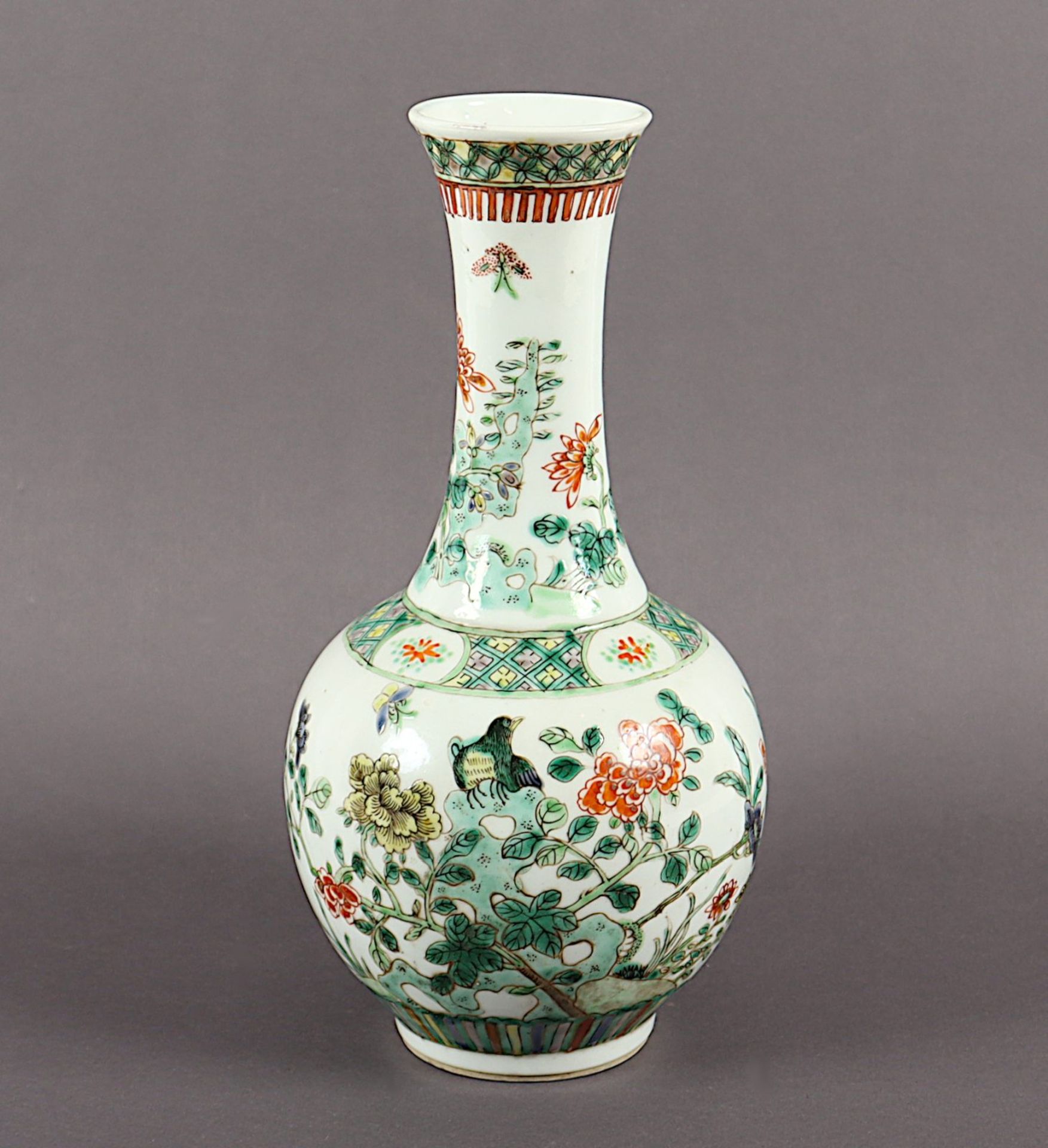 Vase, Porzellan, famille verte, China