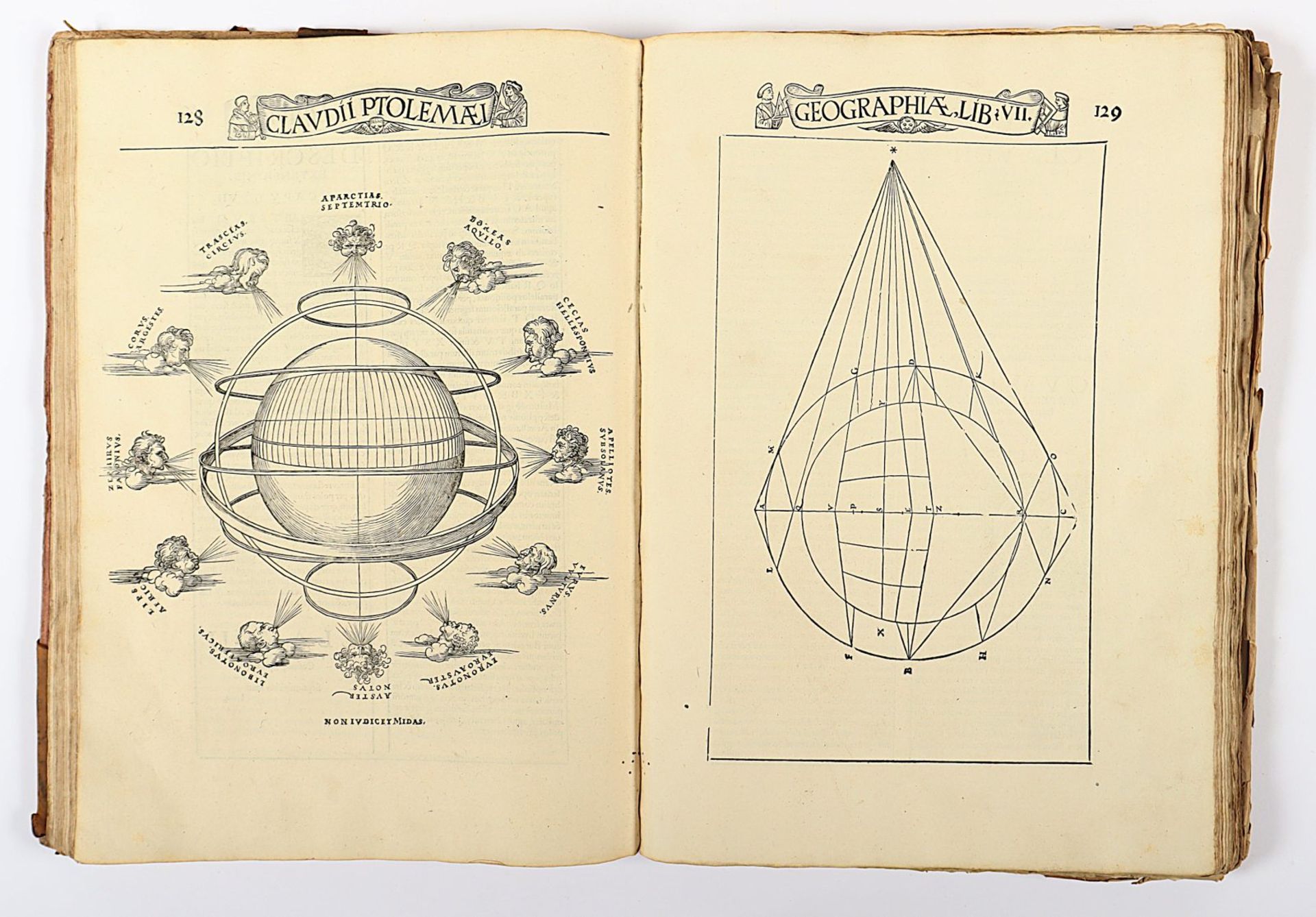 Atlas Ptolemaeus, 1535, mit Holzschnitten, besch. - Image 6 of 86