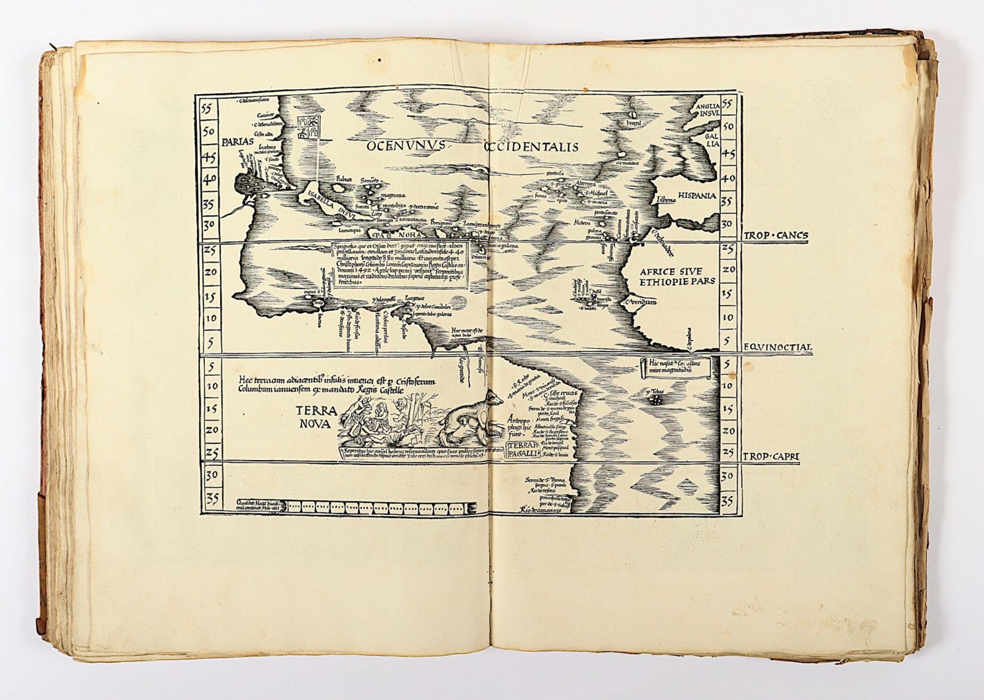 Atlas Ptolemaeus, 1535, mit Holzschnitten, besch. - Image 50 of 86