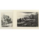 Weber, Andreas Paul, vier Lithographien
