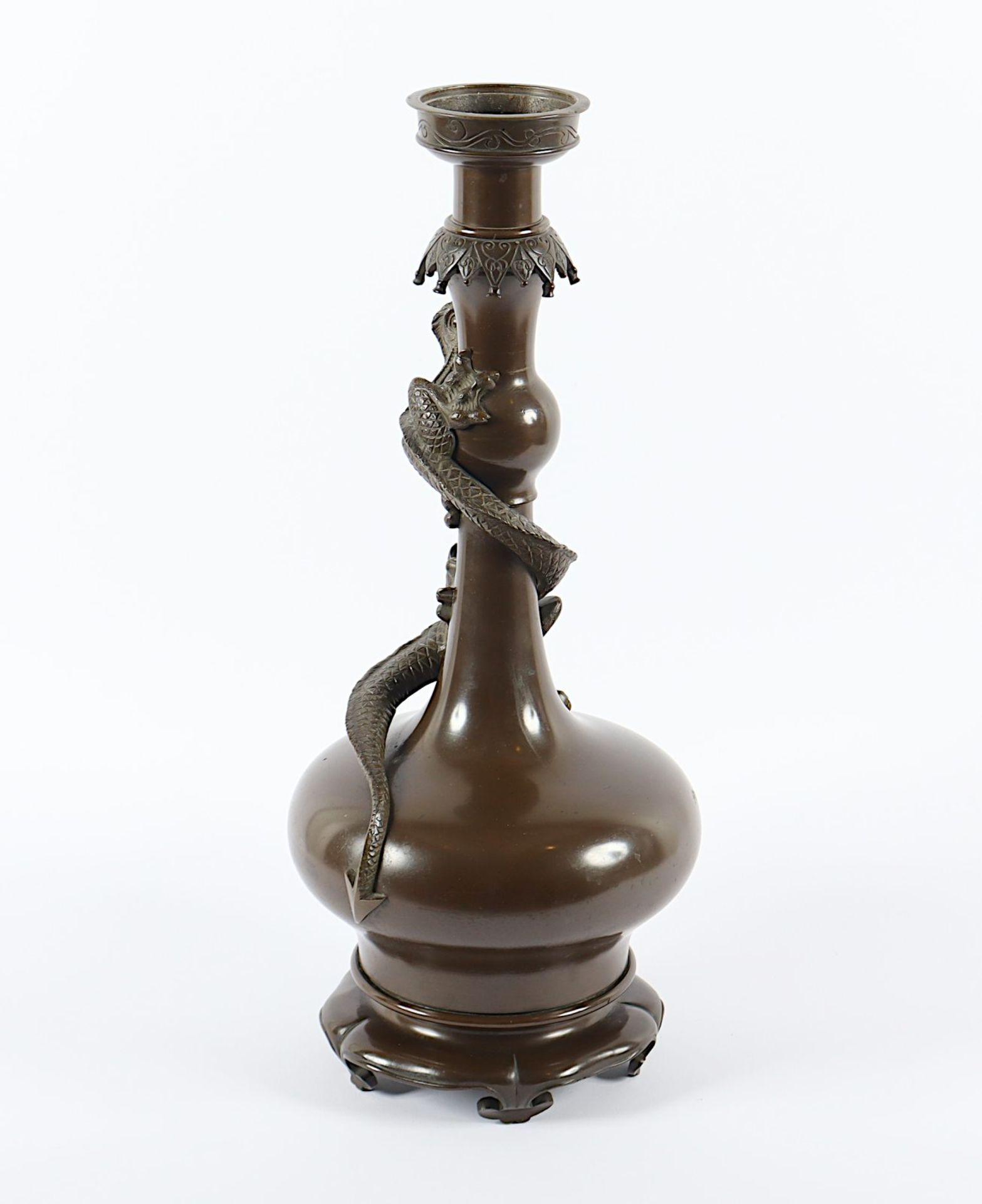 Vase im asiatischen Stil, Bronze, wohl Frankreich, um 1900 - Image 3 of 3