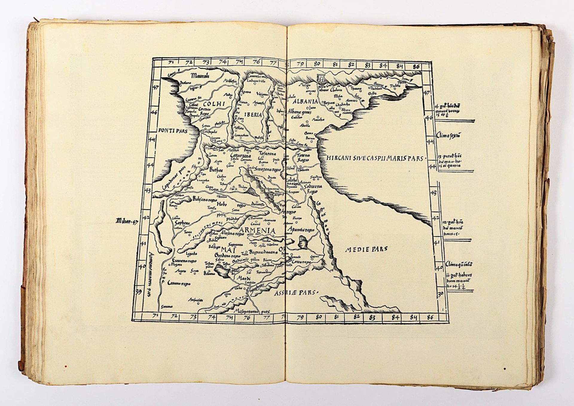 Atlas Ptolemaeus, 1535, mit Holzschnitten, besch. - Image 32 of 86