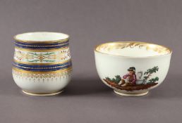 zwei Wiener Tassen, um 1800