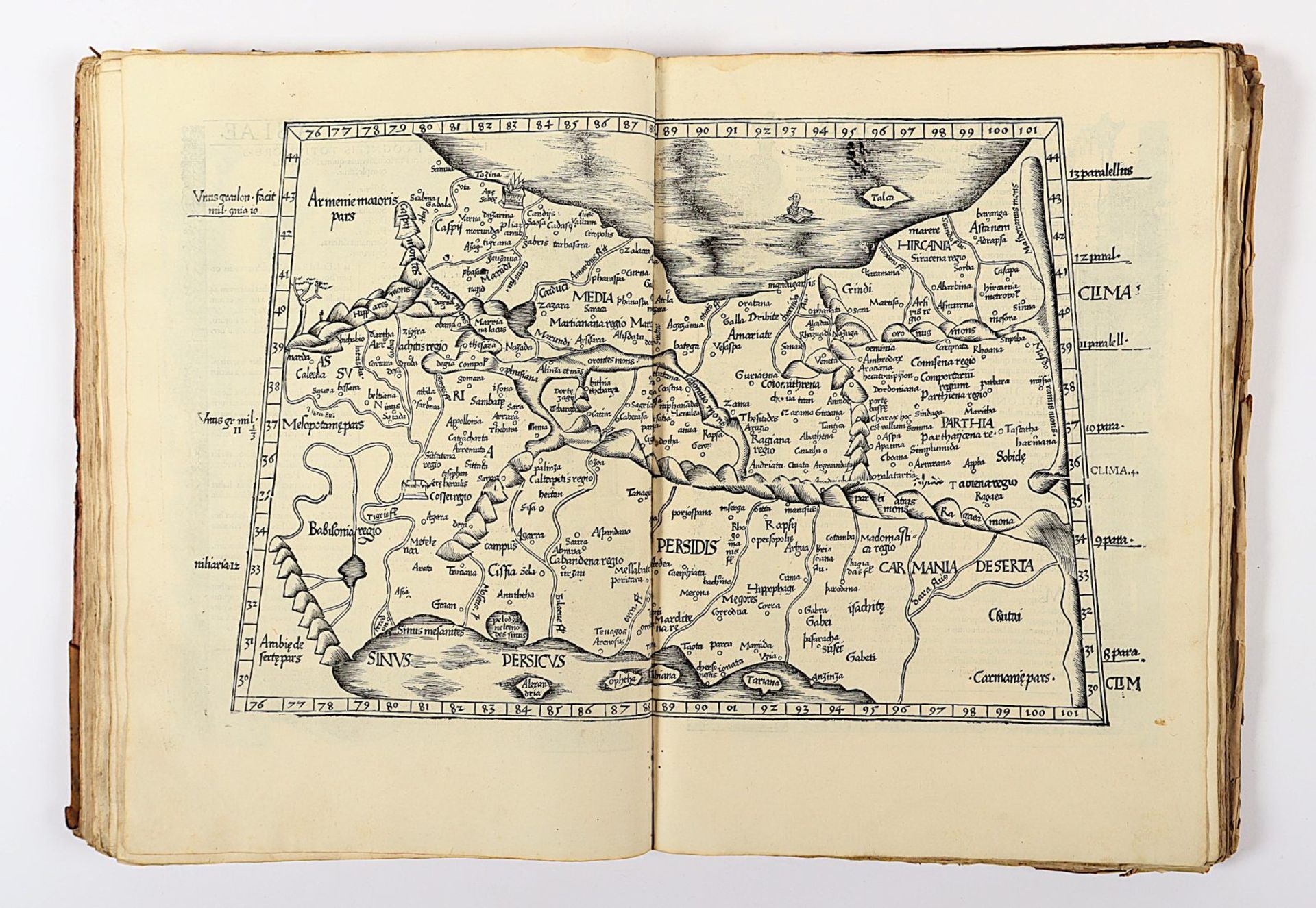 Atlas Ptolemaeus, 1535, mit Holzschnitten, besch. - Image 36 of 86