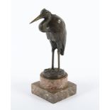 Lange, Richard W. (1879-1944), Reiher, Bronze