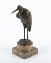 Lange, Richard W. (1879-1944), Reiher, Bronze