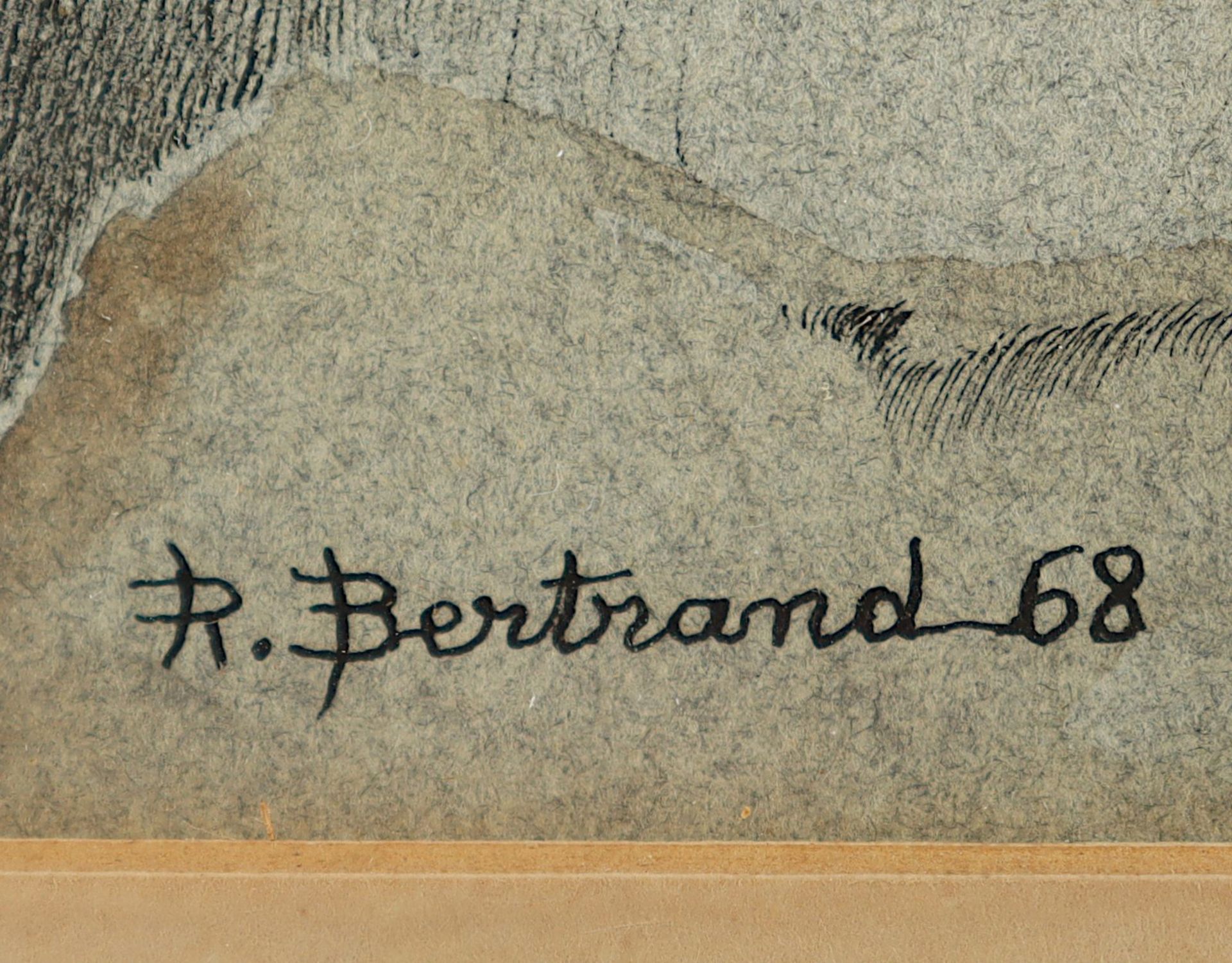 Bertrand, R., zwei Zeichnungen, R. - Image 5 of 5