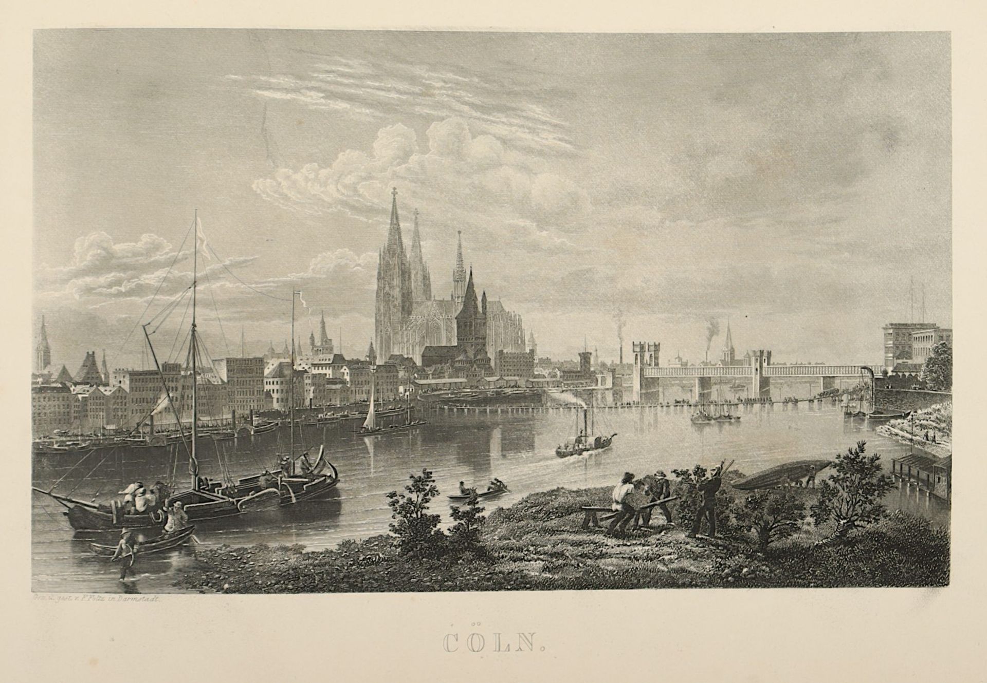 Rhein-Album, gezeichnet und gestochen von F. Foltz, um 1890 - Bild 2 aus 2