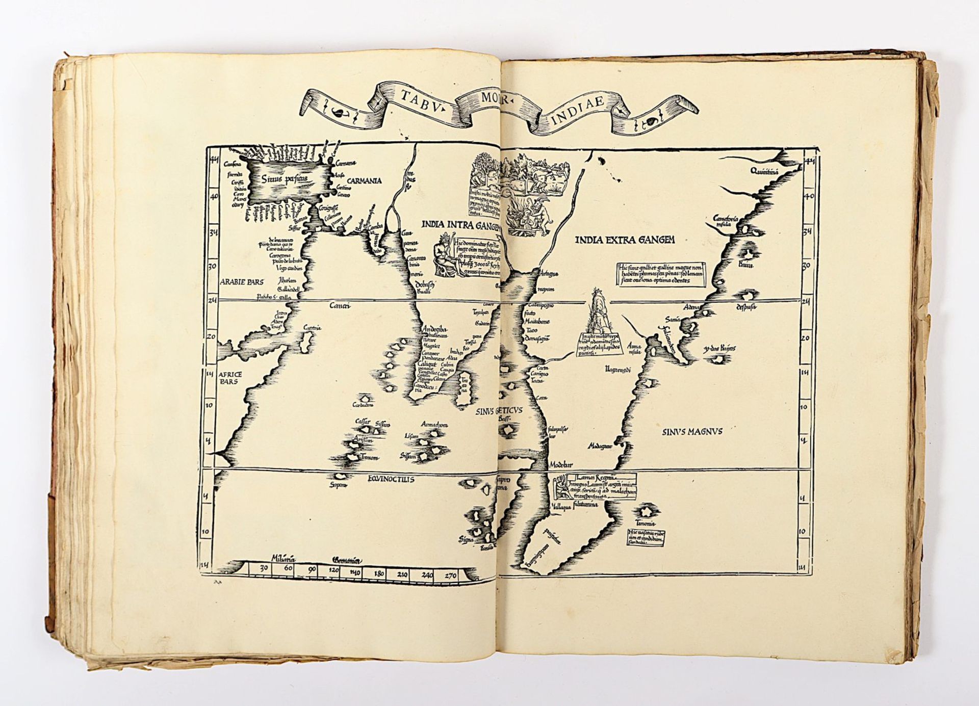 Atlas Ptolemaeus, 1535, mit Holzschnitten, besch. - Image 74 of 86