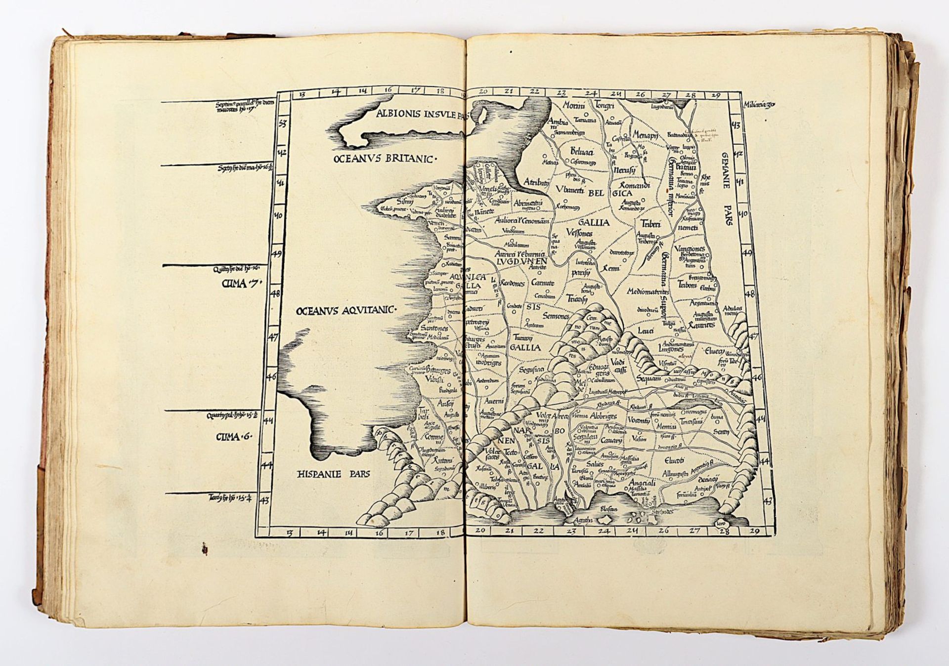 Atlas Ptolemaeus, 1535, mit Holzschnitten, besch. - Image 10 of 86