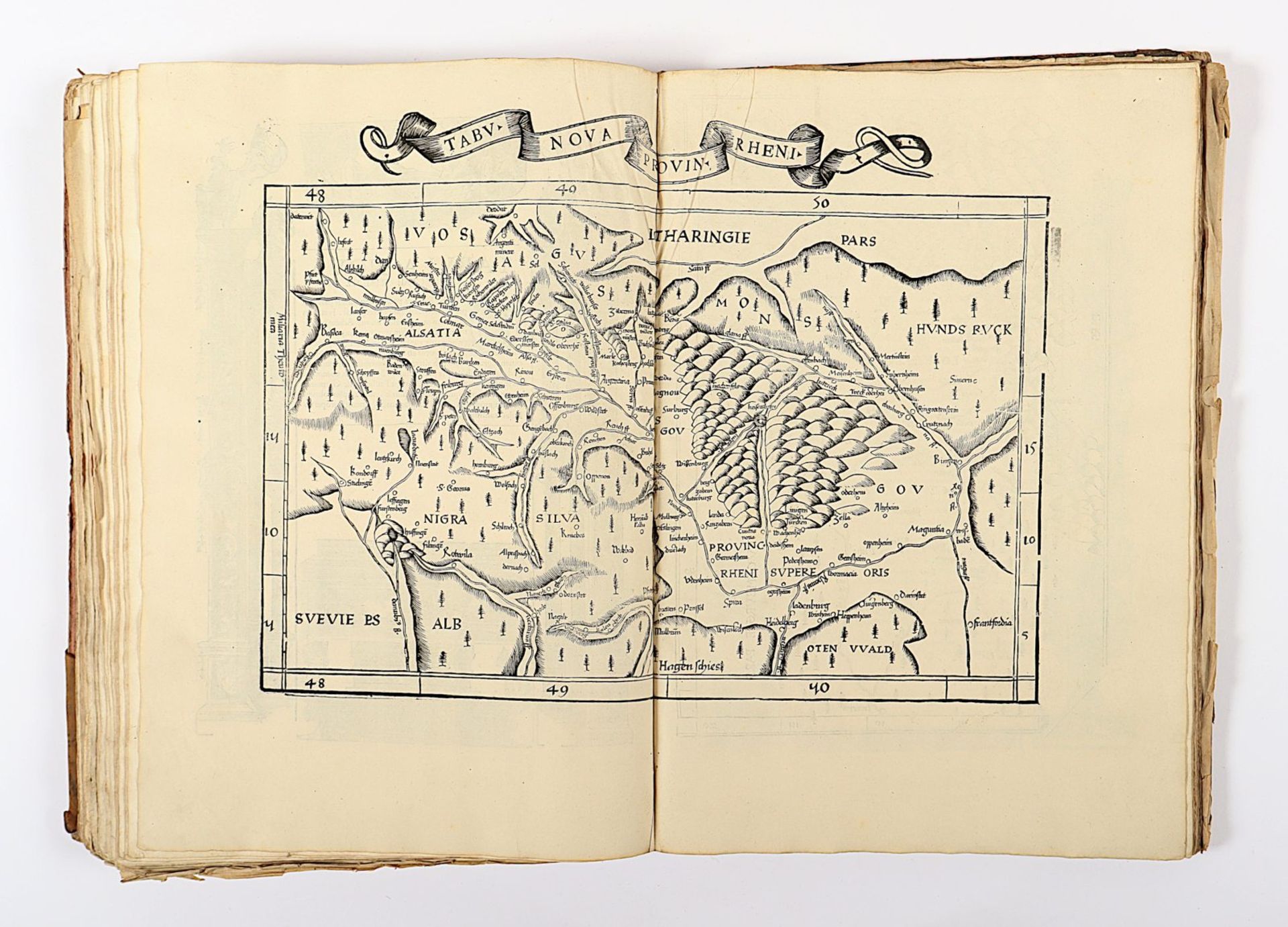 Atlas Ptolemaeus, 1535, mit Holzschnitten, besch. - Image 76 of 86