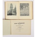 Burg Dottendorf, und Münsterkirche, 2 Bücher mit Grafiken