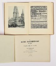 Burg Dottendorf, und Münsterkirche, 2 Bücher mit Grafiken